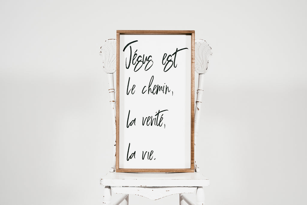 Jesus est le chemin, la vérité, la vie-Florencia Designs