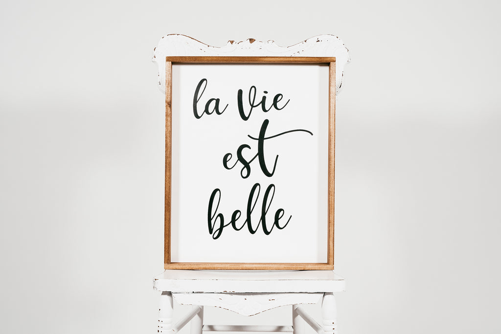 La vie est belle-Florencia Designs